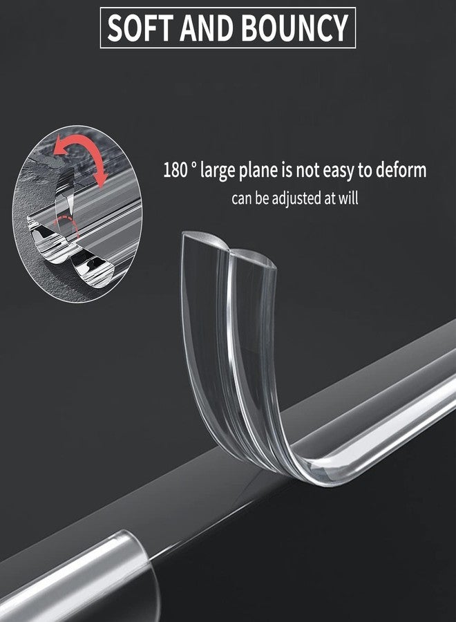 Clovis Baby Proofing, Edge Protector Strip Clear, Silicone Soft Corner Protectors with Upgraded Pre-Taped Strong Adhesive. (10 * 10 mm x 2 Miter) - Image 5