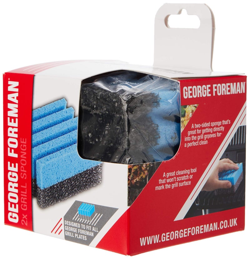 George Foreman إسفنجة تنظيف جورج فورمان 12207 - زرقاء، عبوة من 2، 9 × 10 × 8.5 سم - Image 5