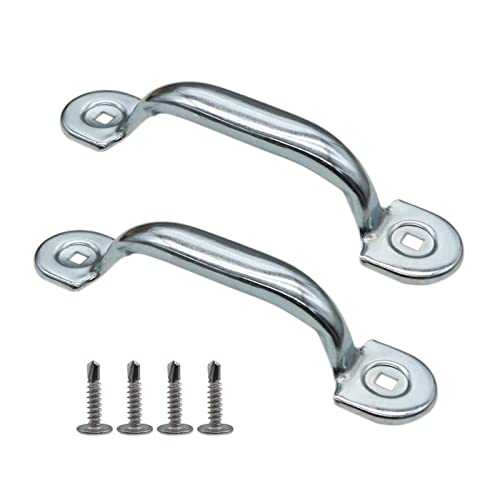 Xadnitu Garage Door Bottom Lift Handle for Most Gate Handles Replacement, Heavy Duty Door Pull Handle for Garage Outdoor Closet (2 Pack) - Image 1