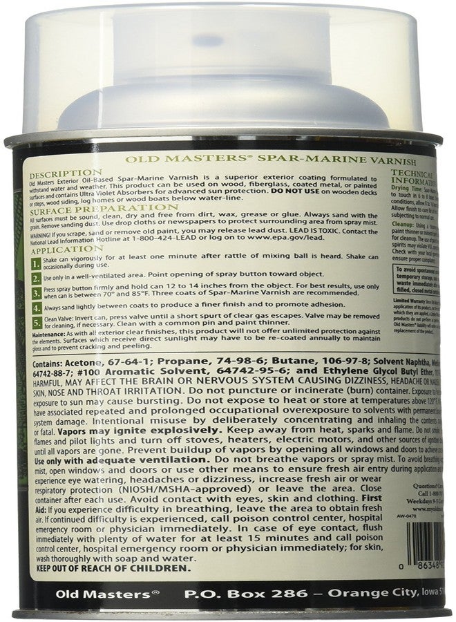 OLD MASTERS 92310 Spar Varnish, 12 oz, Satin - Image 3