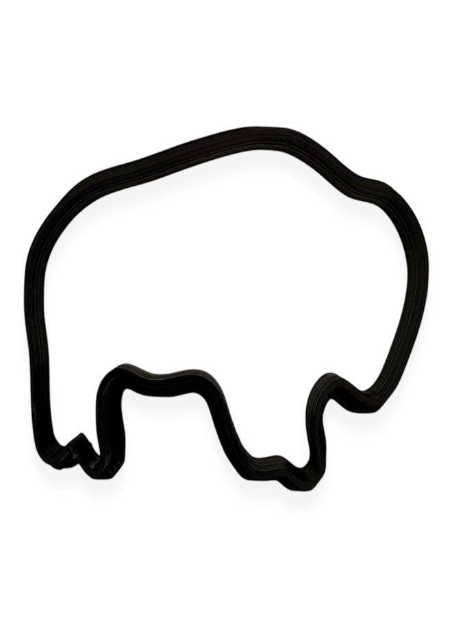 Bundle of Fun Buffalo Cookie Cutter with Easy to Push Design, for Baby Showers, Work Events, and Birthday Celebrations (4 inch) - Image 1