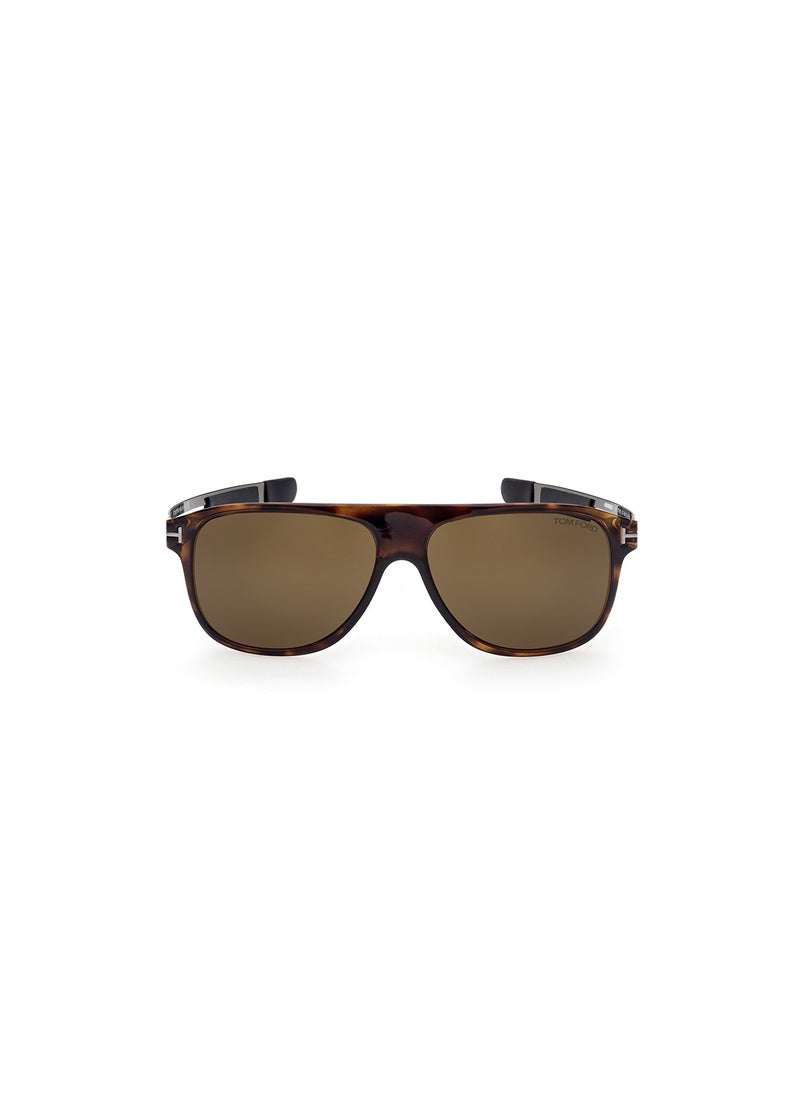 TOM FORD - Men's UV Protection Navigator Sunglasses - FT088052J59 - Lens Size: 59 Mm - Image 1