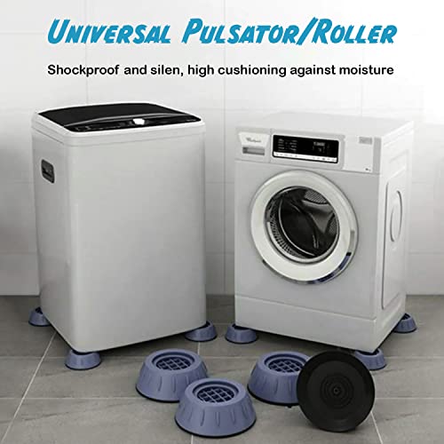 LEOPAX Anti Vibration Washing Machine Shock and Noise Cancelling Washer Dryer Anti Slip Rubber Support Pads for All Machines - 4 Pads - Image 3