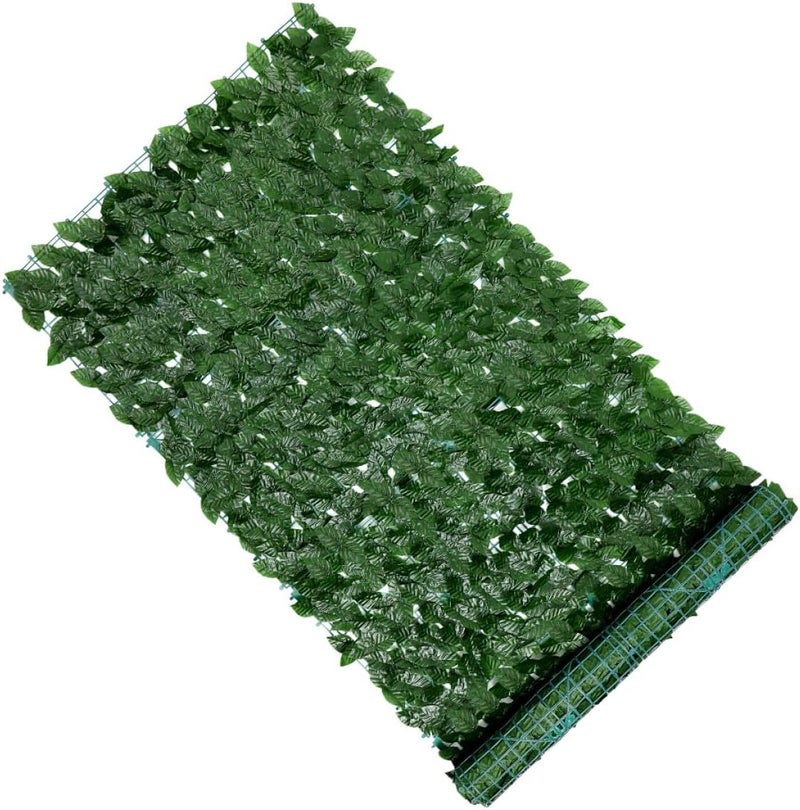 Artificial Trellis Fence Panel with Lifelike Green Leaf Wall, 0.5m X Decorative Plant Screen for Outdoor Garden, Balcony, and Patio Privacy Protection - Image 1