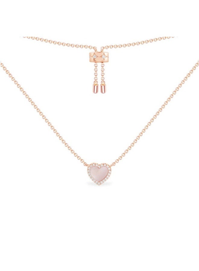MONACO Adjustable necklace - rose gold/silver necklace  - Image 1
