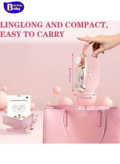 Berma Baby 3-in-1 Electric Nail Clippers, Upgrade Electric Nail Clippers for Seniors, Automatic Electric Polishing Nail Clippers with Collector, Excellent Electric Nail Trimmer Gift for Your Loves (Cute-Pink)  - Image 4