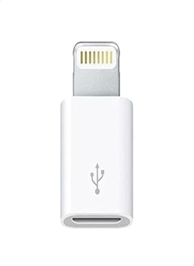 Generic keendex Kx1005 Lightning To Micro USB Adapter - White 