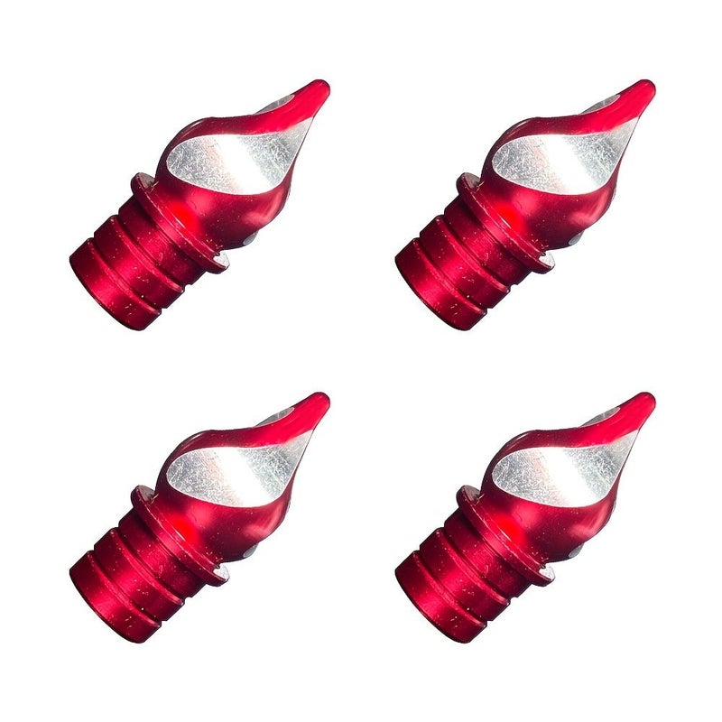 Golden Tire Valve Stem Caps 4pcs Universal Dustproof Covers For Car SUV Truck Bike Motorcycle Bicycle - Image 3