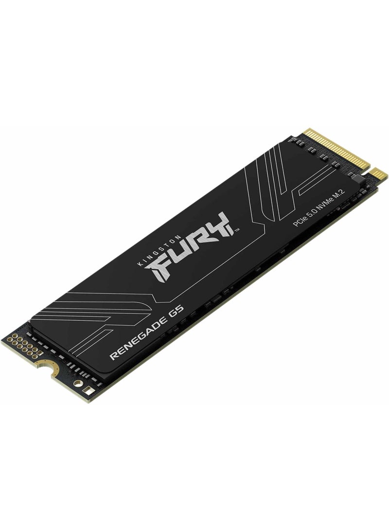 Kingston FURY Renegade G5 PCIe 5.0 NVMe M.2 Internal SSD, 4TB (4096GB) Capacity, Sequential Read / Write 14,800 / 14,000MB/s, 3D TLC NAND, SM2508 Controller, Black | SFYR2S/4T0 - Image 2