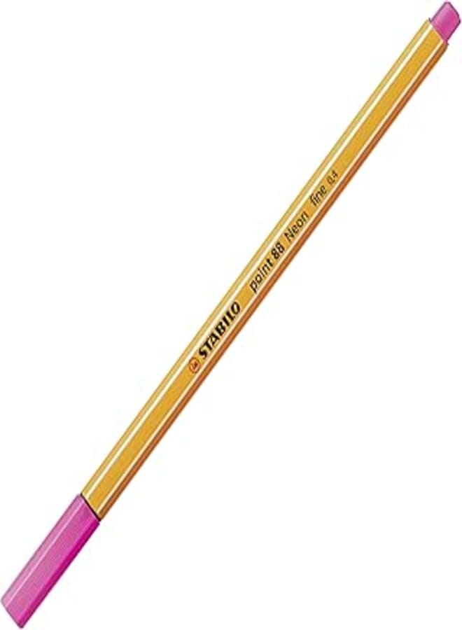 Stabilo Point 88 Fineliner Pen - 0.4 mm. - Pink