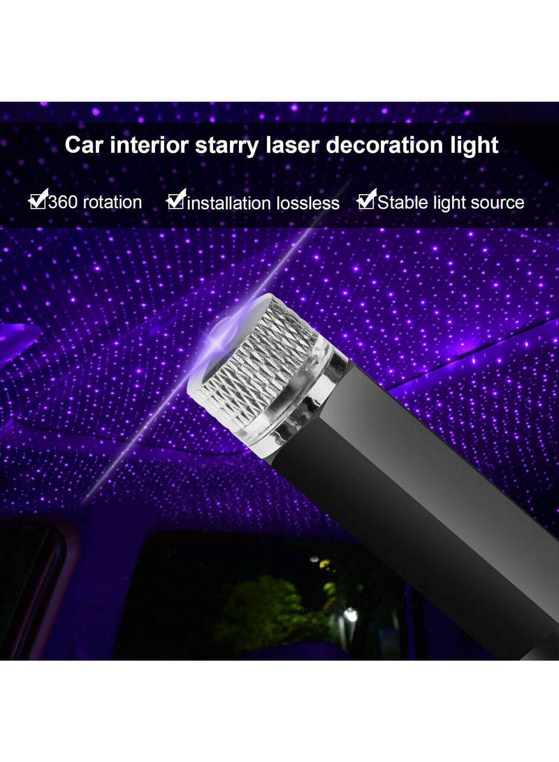 Generic Star Projector Night Light, Car Accessories for Women and Men, Romantic Car Led Lights Interior, Adjustable Interior Car Lights Fit Car, Bedroom, Car Decor, Room Decor, Home Decor, Plug and Play  - Image 3