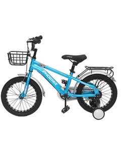 ENDLESS  ENDLESS Blue Premium Quality Kid's Bike with High Carbon Steel Frame With Basket|For Age 2 to 4 Years|14" Cycle with Aluminum Rim, Dual Brake, High Quality Training Wheels, Fender & 2.125" Wide Tyres  - Image 1