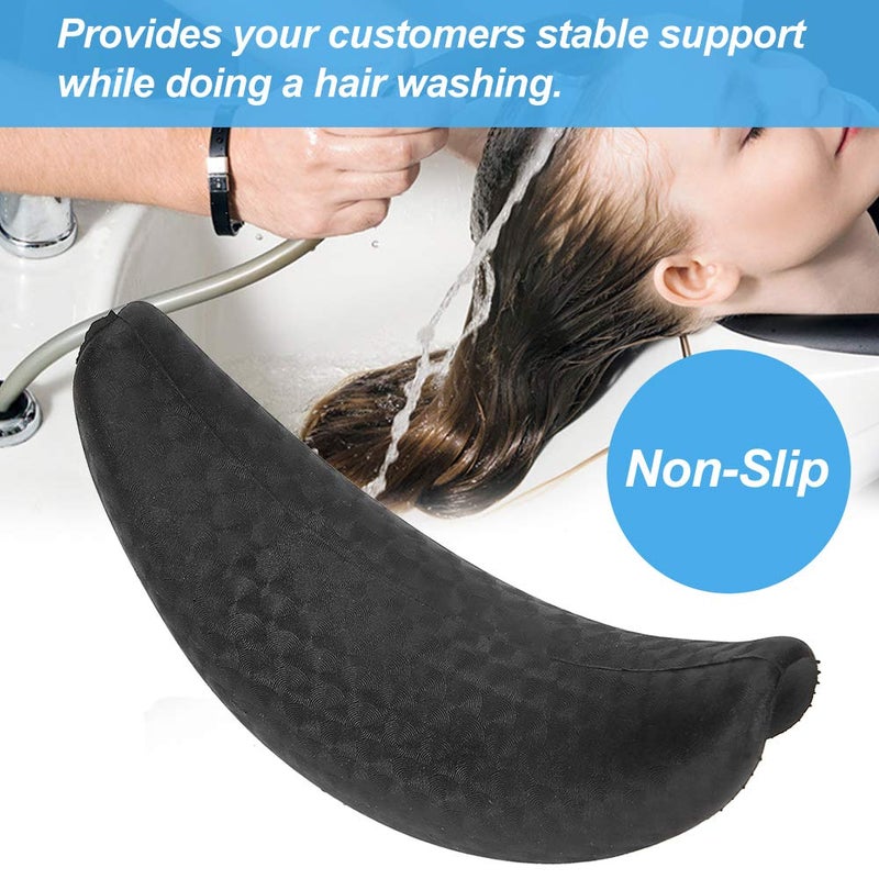 woobles Shampoo Bowl Gel Neck Cushion, Silicone Hair Washing Head Rest Pillow Durable Comfortable Pillow Sink Neck Cushion Salon Washing Sink Basin for Salon Home - Image 4