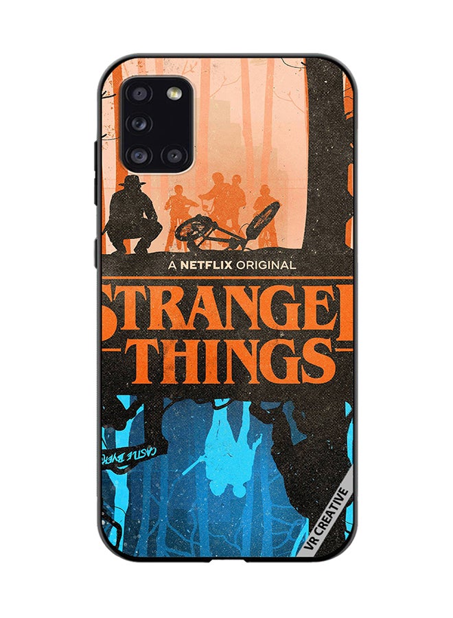 VR CREATIVE Protective Case Cover For Samsung Galaxy A31 Stranger Things Design Multicolour - Image 1