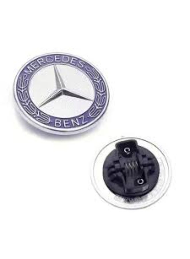 Mercedes-Benz Vehicle Hood Star Emblem for Mercedes Benz Front Hood Metal 3D Logo for Benz - Image 1