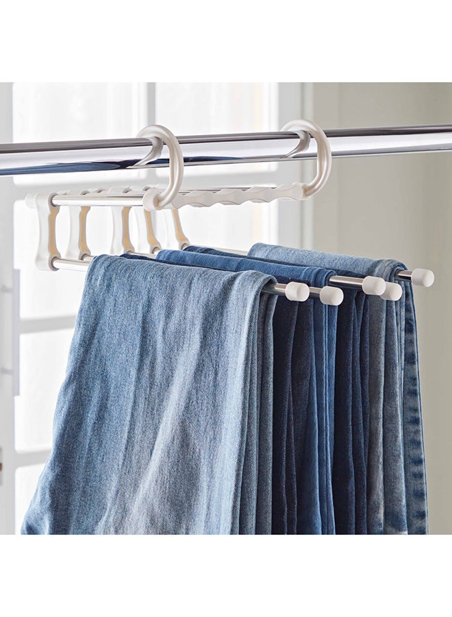 Home Box Vega 5-Layer Space Saving Trouser Hanger 28.5 x 33.5 cm  - Image 1