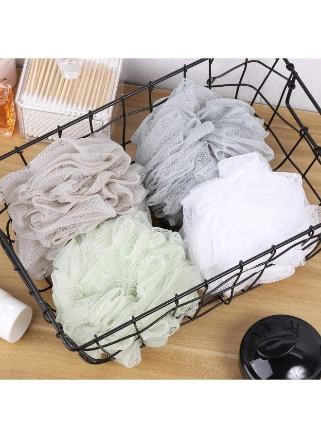 HAVEN Bath Sponge Shower Loofahs 60g Mesh Pouf Bath Scrunchies Body Wash Puff Shower Puff - Pack of 4 - Image 4