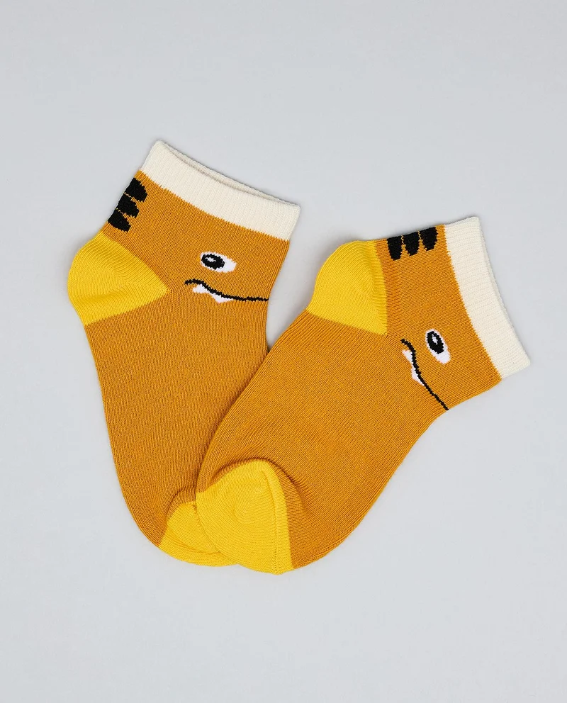 أر أند بي 3 Pack Printed Ankle Socks