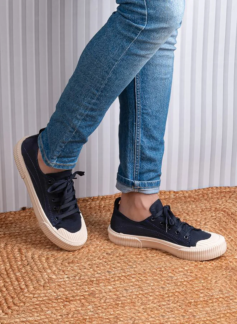 Styli Styli Canvas Lace Up Casual Shoes