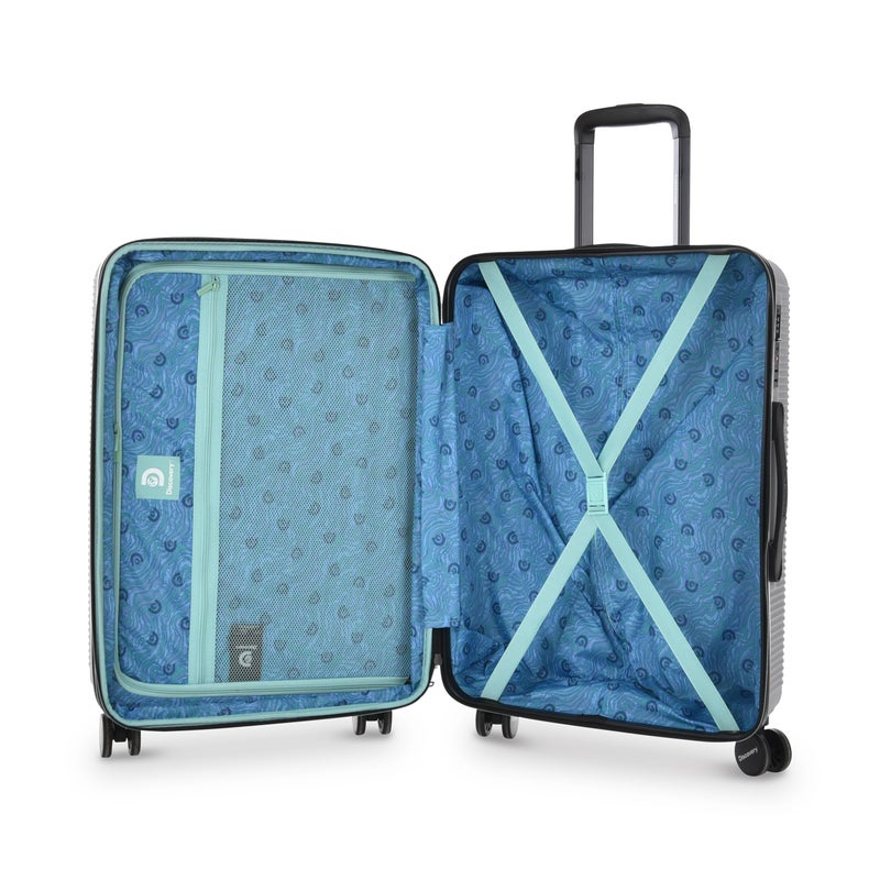 Discovery ABS Trolley 3-Piece Luggage Set DL01HA/3P Hard Shell Suitcase Set with TSA Lock & 4 Double Spinner Wheels (S, M, L) - Image 4