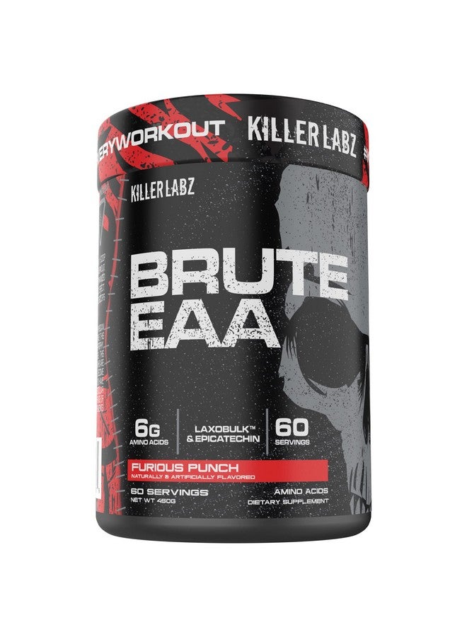 KILLER LABZ Brute EAA Branched Chain & Essential Amino Acids | 6g of Aminos to Accelerate Recovery and Lean Mass Gains 60 Servings (Furious Punch) - Image 1