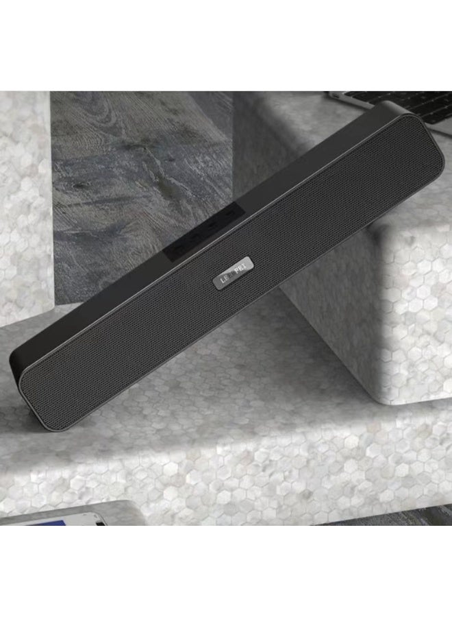 NIBEMINENT Sound Bar Audio Wireless Dual Speaker Dual Shock Film Desktop Computer Special Bluetooth Speaker  - Image 3