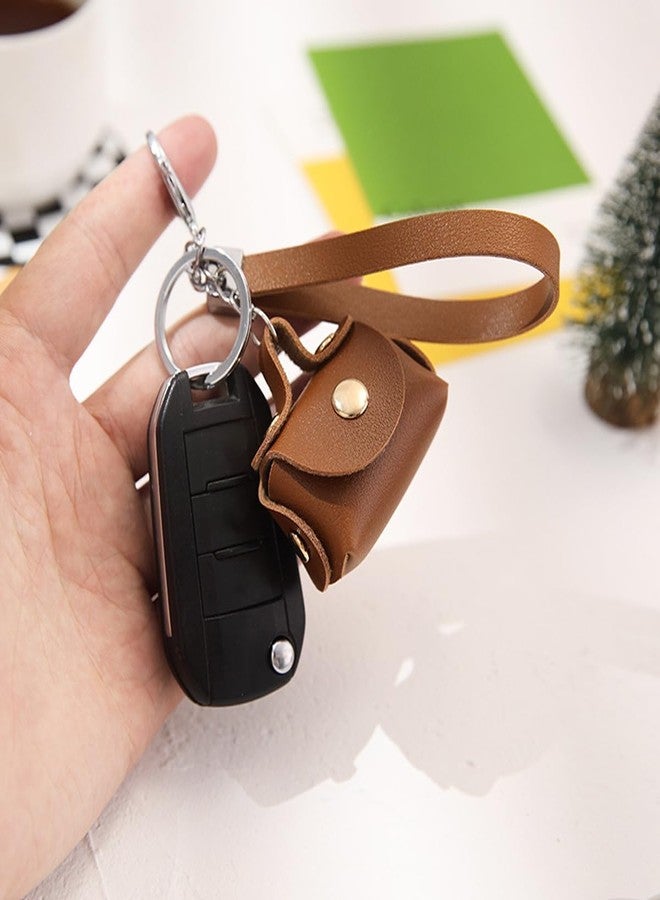 KuuGuu 6 PCS Mini Backpack Keychain Super Smalls Makeup Bag Cute Coin Wallet PU Leather Lipstick Bag Card Holder Data Cable Organizer Fashion Bag Charms Y2k Accessories for Women Girls (Style 6) - Image 5