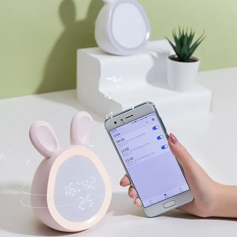 Digital Alarm Clock: 12/24-Hour Switchable, 2 Alarm Sets, 8-Level Adjustable Volume, 5 Ringtones, 1500 mAh Rechargeable, Stepless Dimming, Bedside Night Light for Kids, Elderly, Deep Sleepers, Home, O - Image 3