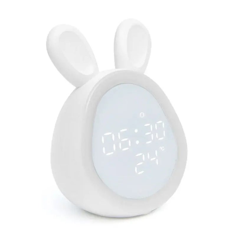 Digital Alarm Clock: 12/24-Hour Switchable, 2 Alarm Sets, 8-Level Adjustable Volume, 5 Ringtones, 1500 mAh Rechargeable, Stepless Dimming, Bedside Night Light for Kids, Elderly, Deep Sleepers, Home, O - Image 1
