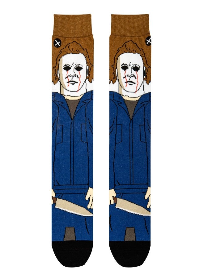 Odd Sox, Halloween Michael Myers Socks for Men, Fun Scary Gift, Adult Large - Image 5