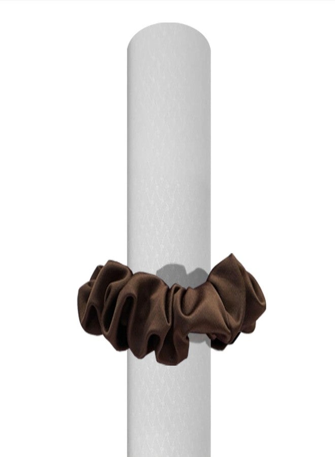 NYTERRAX Yoga Mat Scrunchie – Stylish Yoga Mat Strap – Stretch-Fit for All Standard Mats – Lightweight, Travel-Friendly(Mat Excl.) (Brown) - Image 1
