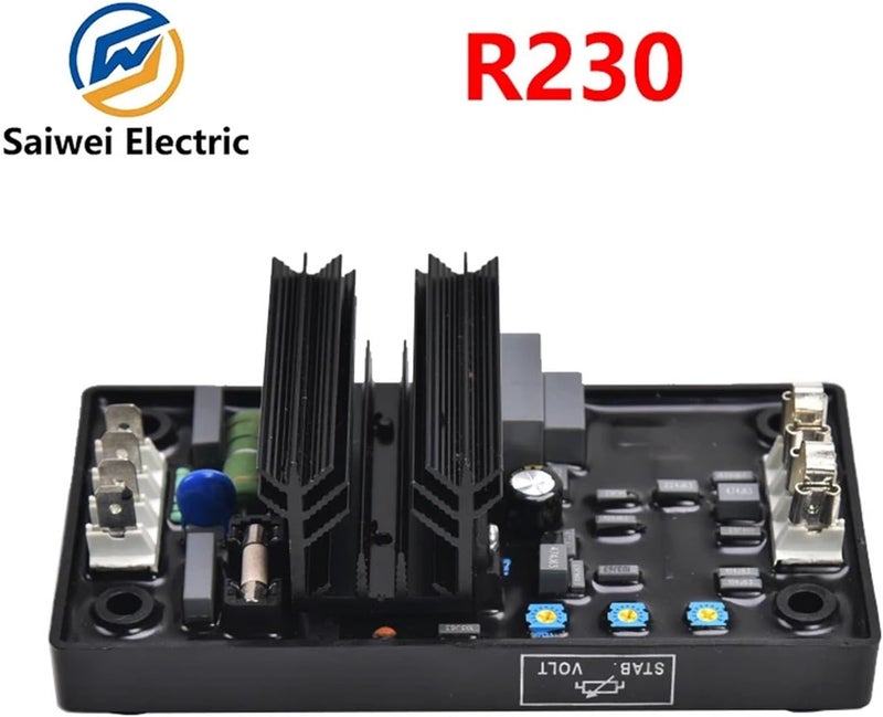 Automatic Voltage Regulator R230 Generator Automatic Voltage stabilizer 220V 380V AC Three-Phase Diesel Power Supply Switch Adjustable Controller - Image 4