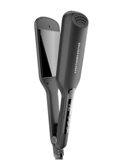 Rush Brush Rush Brush Hair Staightener - Extra Wide Coated Cermaic Plates - 230°C - LED Display - Black  - Image 3
