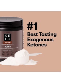 Perfect Keto Exogenous Ketones Powder, BHB Beta-Hydroxybutyrate Salts Supplement, Best Fuel for Energy Boost, Mental Performance, Mix in Shakes, Milk, Smoothie Drinks for Ketosis – Chocolate, 8.57 oz (243 grs)  - Image 4