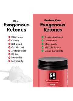 Perfect Keto Exogenous Ketones Powder, BHB Beta-Hydroxybutyrate Salts Supplement, Best Fuel for Energy Boost, Mental Performance, Mix in Shakes, Milk, Smoothie Drinks for Ketosis – Chocolate, 8.57 oz (243 grs)  - Image 3