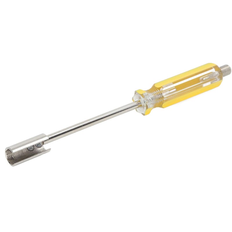 klarako F Head Remover BNC F Head Puller Screwdriver for Matrices, with Yellow Handle - Image 1