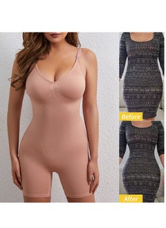 RATSAW Women's Bodysuit Shapewear Tummy Control V-Neck Sleeveless Slimming Jumpsuit  - Image 3