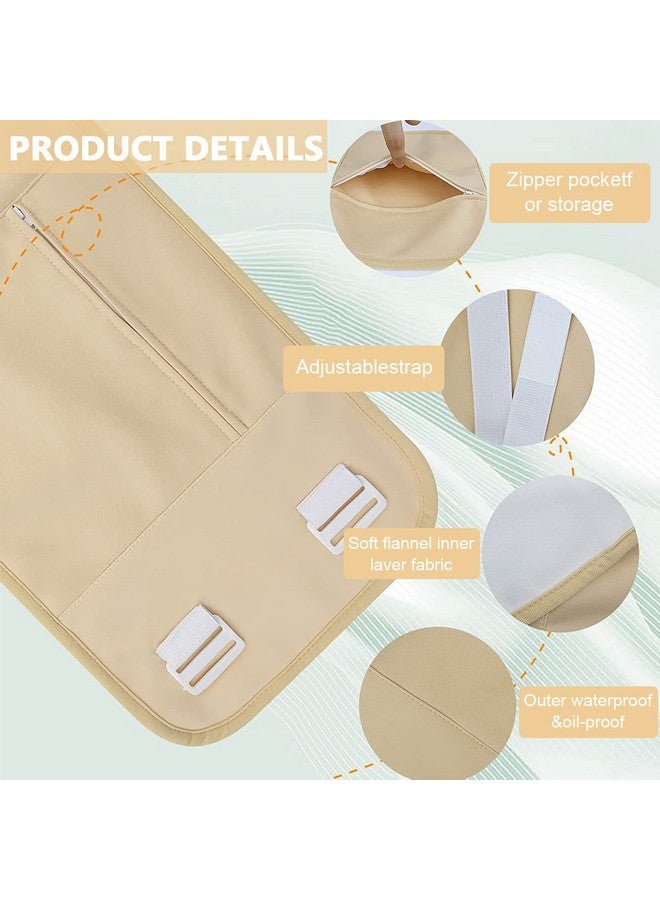 HANNEA® Castor Oil Pack, Oil Pack Wrap for Liver Detox, Reusable & Highly Absorbent Caster Oil Packs Cotton Flannel with Elastic Strap, Khaki - Image 3