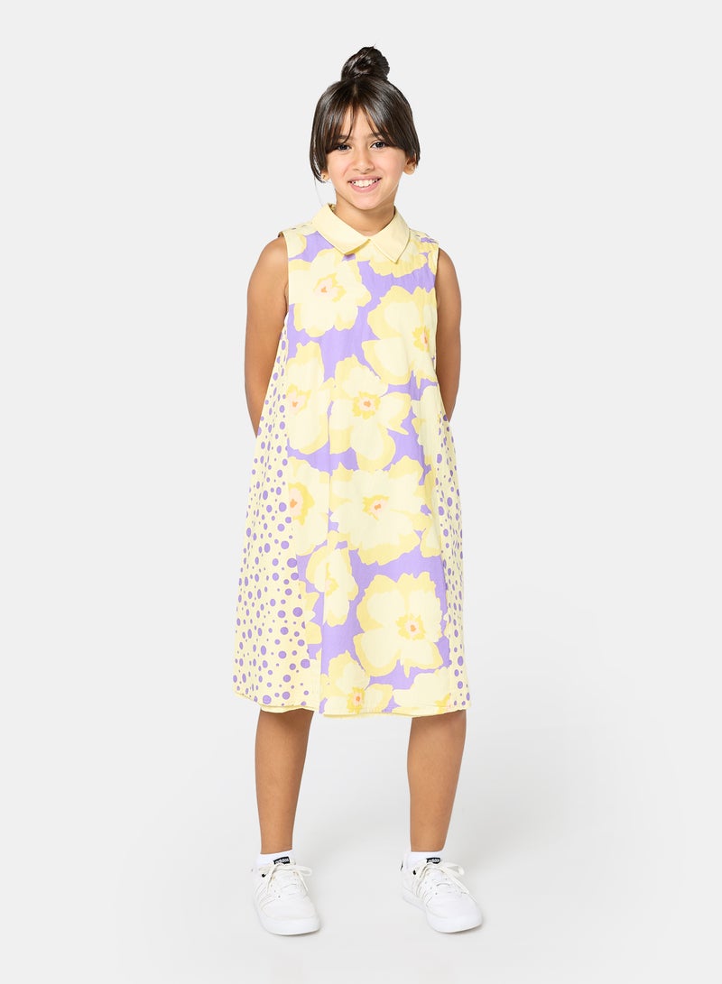 Panco Girls LOLA Piece Patterned Dress - Image 1