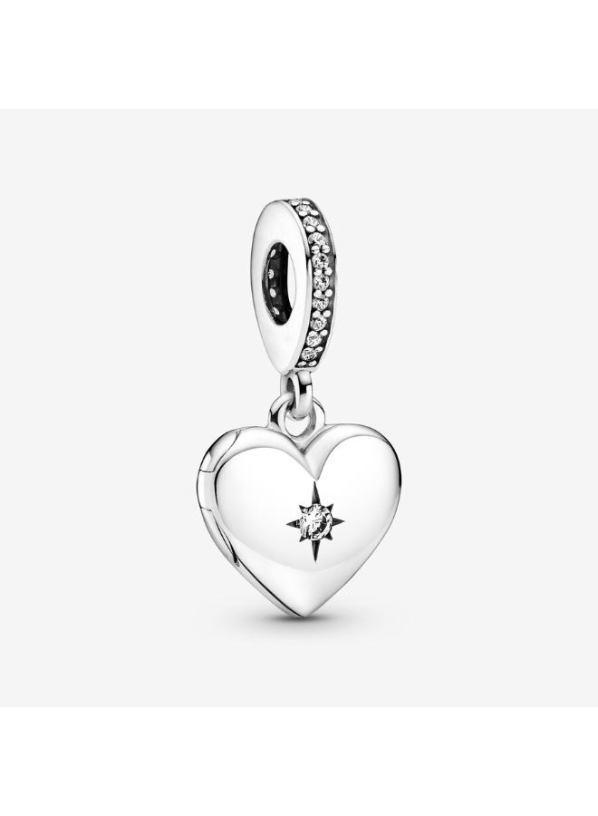 DORA Openable heart-shaped locket charm necklace - Image 4