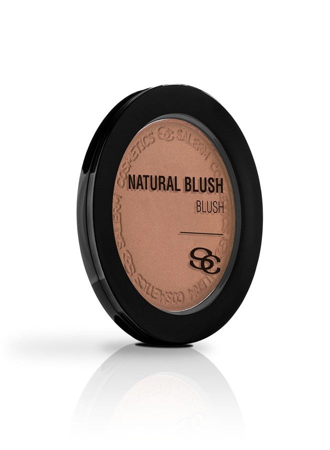 SALERM - Compact Powder Blush - Natural Blush - 8 g - Tone Chocolate - Natural-Looking Blush - Long-Lasting - Soft and Lightweight Texture - Buildable Coverage - Image 1