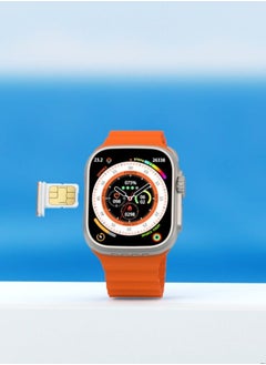 modio Modio 4G Ultra Max Plus Smart Watch With 2.2 Inch HD Screen Sim Card Slot and 3 Pair Straps For Ladies and Gents  - Image 3