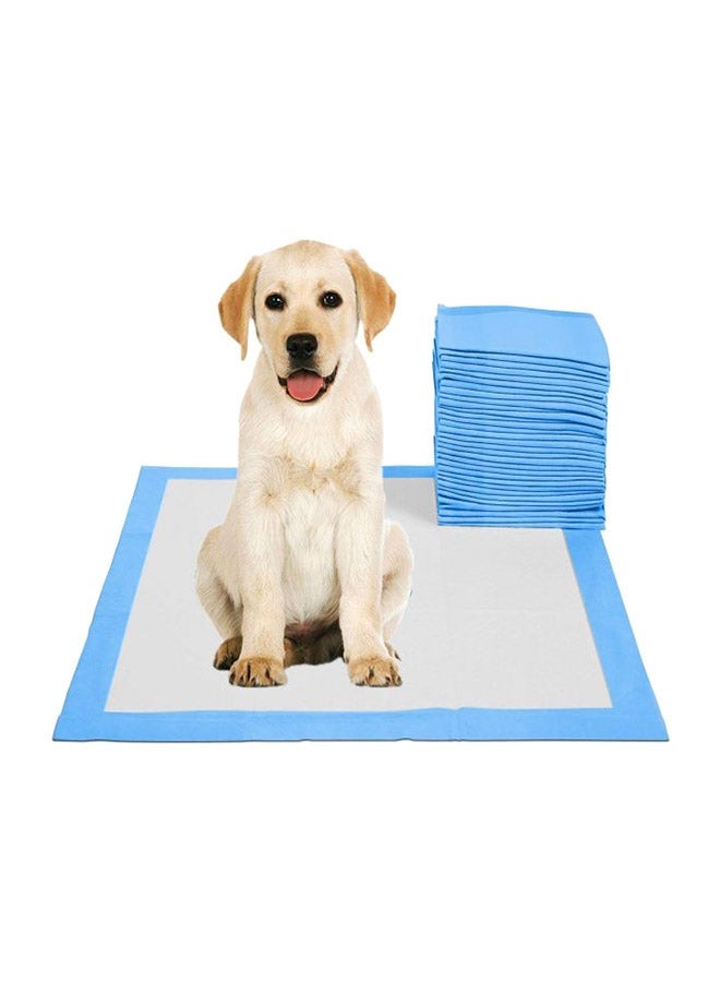 50-Piece Pet Disposable Pee Pads Blue 45x60cm - Image 2
