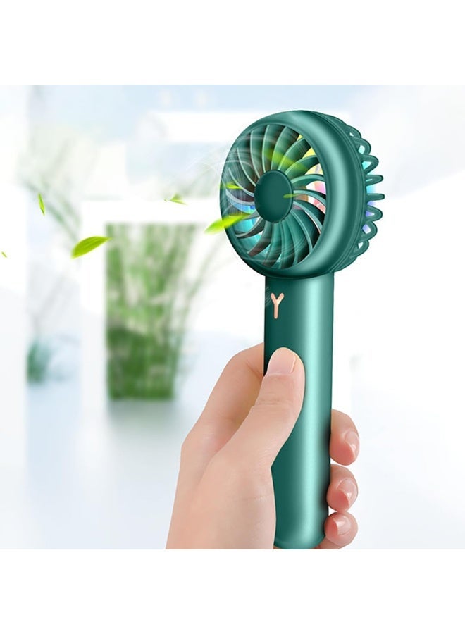 ECVV Portable Handheld Fan Pocket Fan 1200mAh Rechargeable USB Fan 3 Speeds Adjustable Air Circulating Fan for Home Office Indoor Outdoor - Image 1