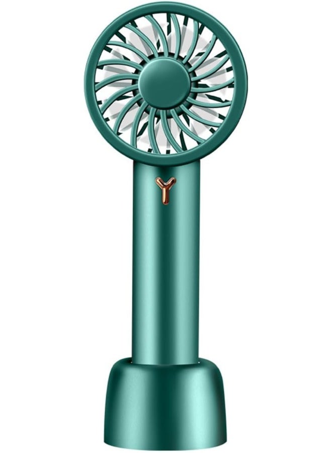 ECVV Portable Handheld Fan Pocket Fan 1200mAh Rechargeable USB Fan 3 Speeds Adjustable Air Circulating Fan for Home Office Indoor Outdoor - Image 2