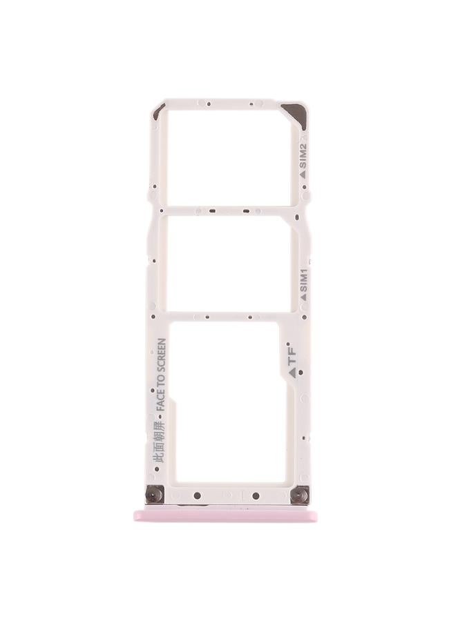 erorex SIM Card Tray + SIM Card Tray + Micro SD Card Tray for Xiaomi Mi Play(Pink) - Image 2