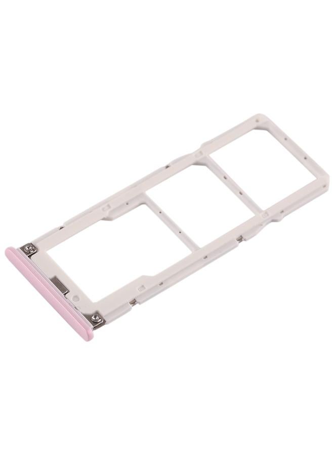 erorex SIM Card Tray + SIM Card Tray + Micro SD Card Tray for Xiaomi Mi Play(Pink) - Image 4