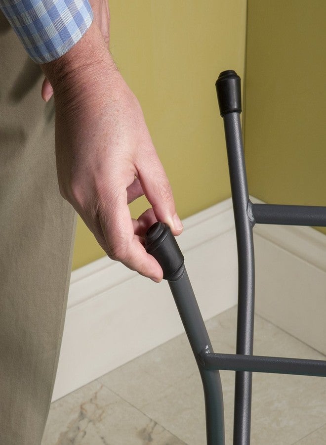 سوفت تاتش غطاء بديل لأرجل الكراسي المعدنية القابلة للطي من المطاط الناعم مقاس 1 بوصة، أسود (عبوة من 32 قطعة) - Image 3