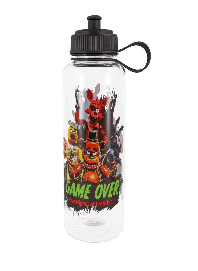 Silver Buffalo Five Nights at Freddy's Special Delivery Game Over Group 33.8oz Sports Water Bottle - Image 2