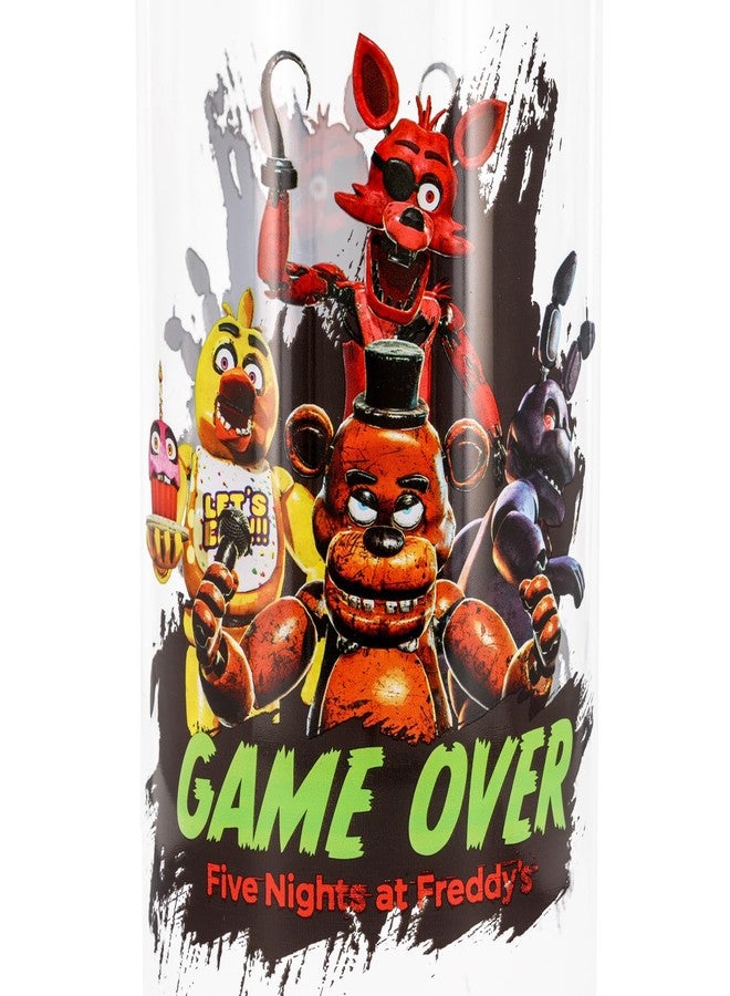 Silver Buffalo Five Nights at Freddy's Special Delivery Game Over Group 33.8oz Sports Water Bottle - Image 4
